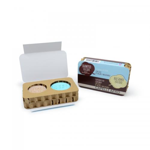 Pack Combo Shampoing et Après-shampoing Solides pour Cheveux Africains