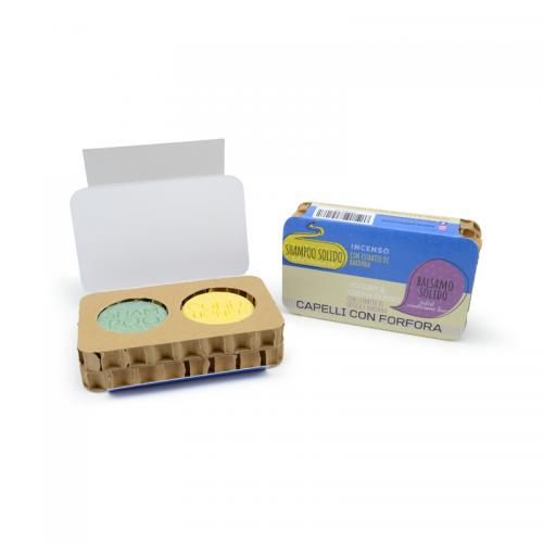 PACK COMBO SHAMPOING ET APRÈS-SHAMPOING SOLIDES POUR CHEVEUX À PELLICULES