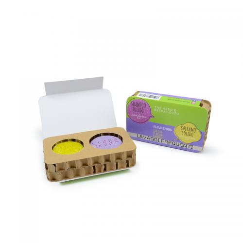 PACK COMBO SHAMPOING ET APRÈS-SHAMPOING SOLIDE POUR LAVAGES FRÉQUENTS