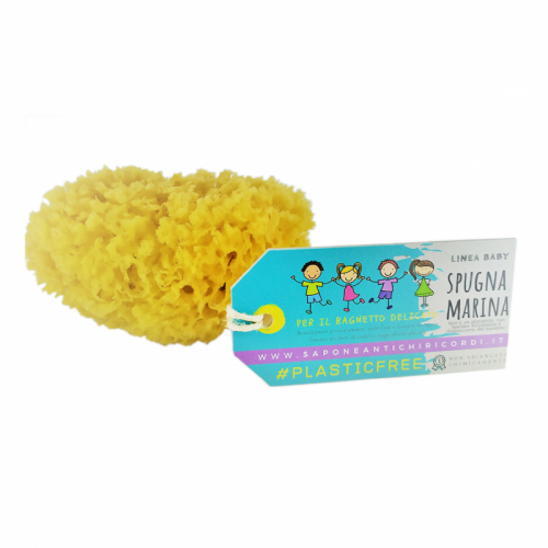 MARINE SPONGE FOR THE DELICATE SKIN OF THE LITTLE ONES