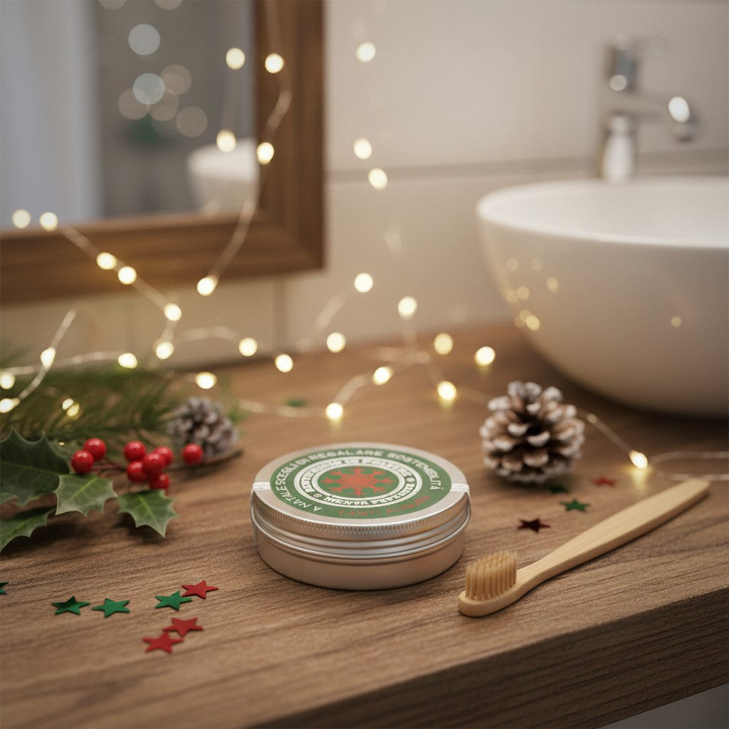 PACK DE NOËL : DENTIFRICE À LA MENTHE POIVRÉE FORMAT VOYAGE - 30ML