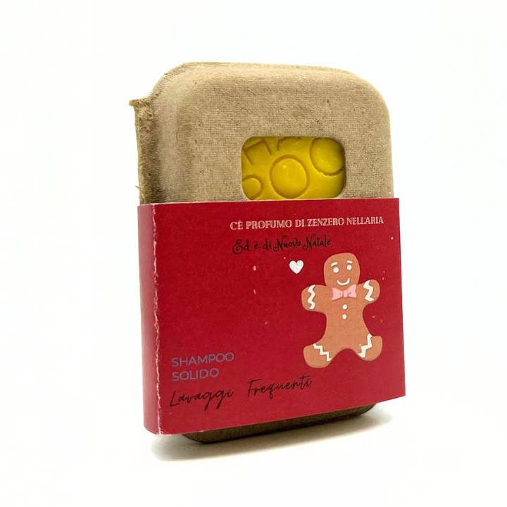 Shampoing solide de Noël pour lavages fréquents au thé noir et à la bergamote