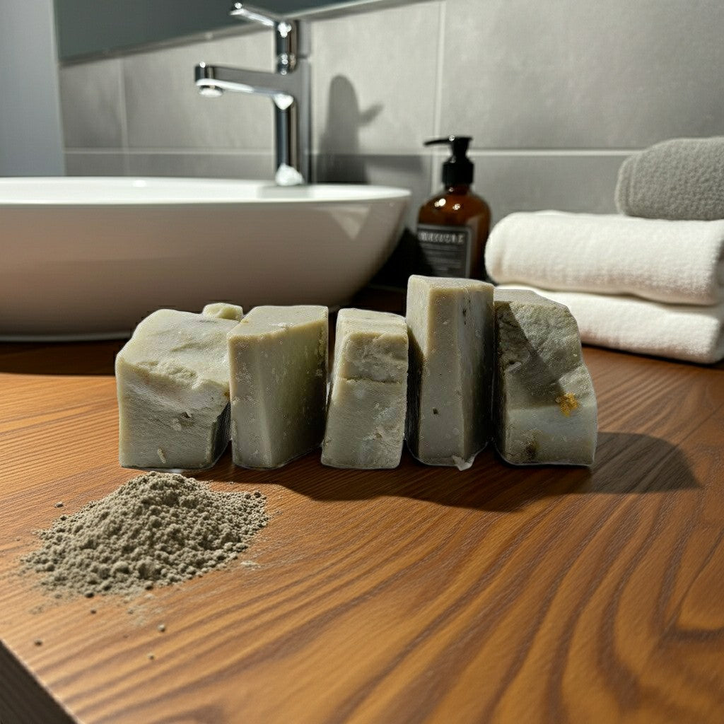 RITAGLI DI SAPONE ALL' ARGILLA VERDE