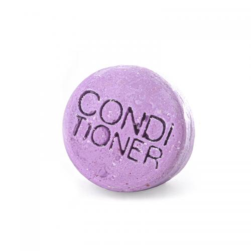 APRÈS-SHAMPOING SOLIDE POUR LAVAGES FRÉQUENTS À LA FLEUR D'IRIS Gli Sfuselli® ZÉRO DÉCHET