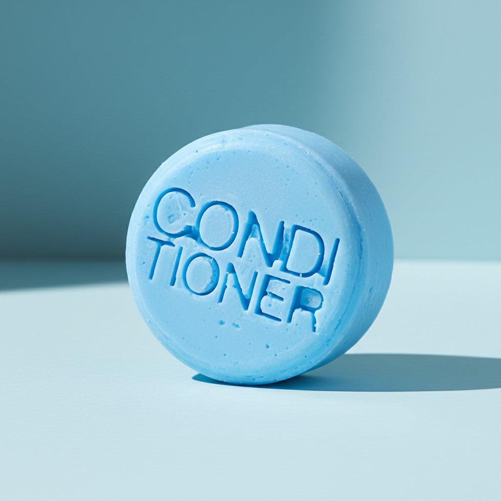 APRÈS-SHAMPOING SOLIDE POUR CHEVEUX AFRO OU POREUX BOUCLÉS AU BOIS DE CÈDRE Gli Sfuselli® ZÉRO DÉCHET