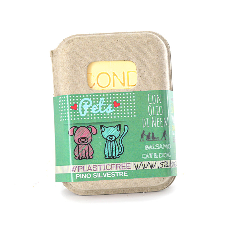 BAUME SOLIDE POUR CHIENS ET CHATS À L'HUILE DE PIN sylvestre ET DE NEEM