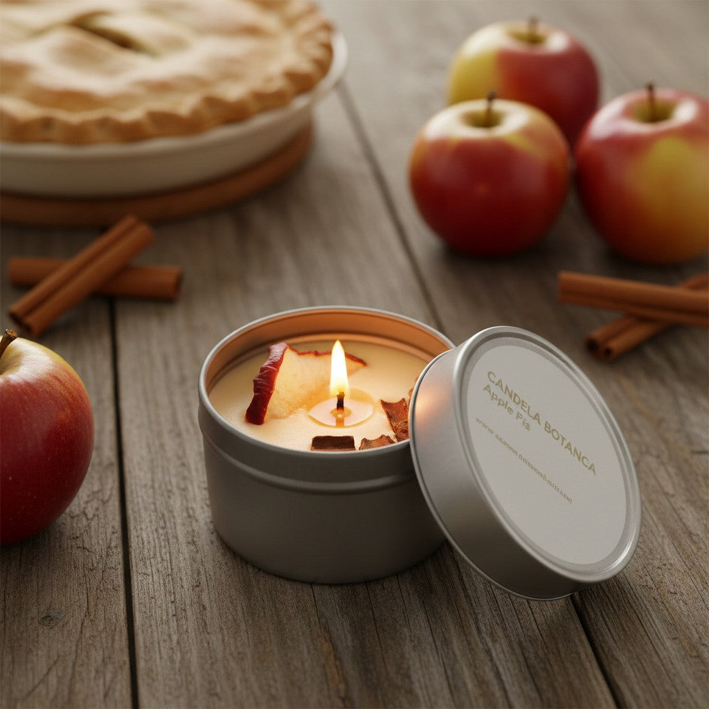 BOUGIE BOTANIQUE TARTE AUX POMMES