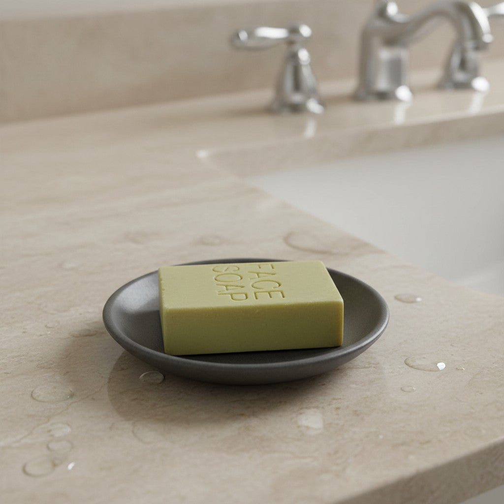 LATTE DETERGENTE VISO SOLIDO PELLI IMPURE ALLO ZOLFO - Da 50 g Packaging in cartoncino riciclabile