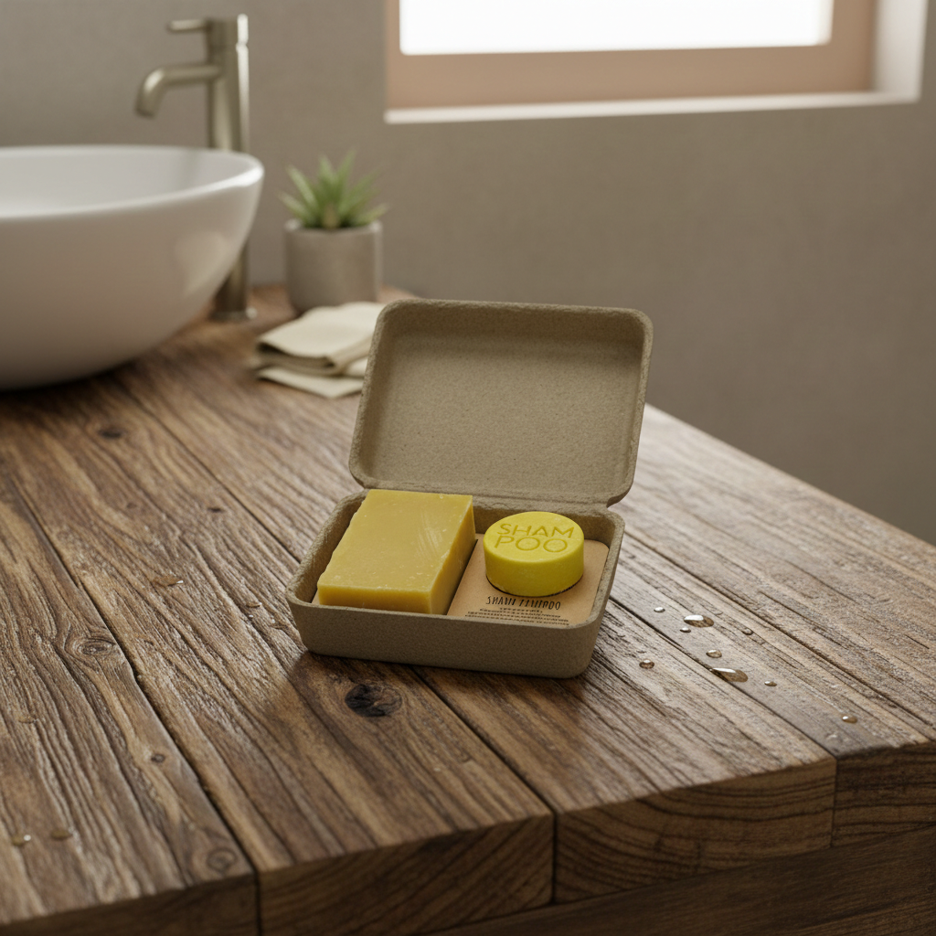 CONFEZIONE REGALO SAN VALENTINO – CARATTERE | SHAMPOO SOLIDO MAN E SAPONETTA ARTIGIANALE