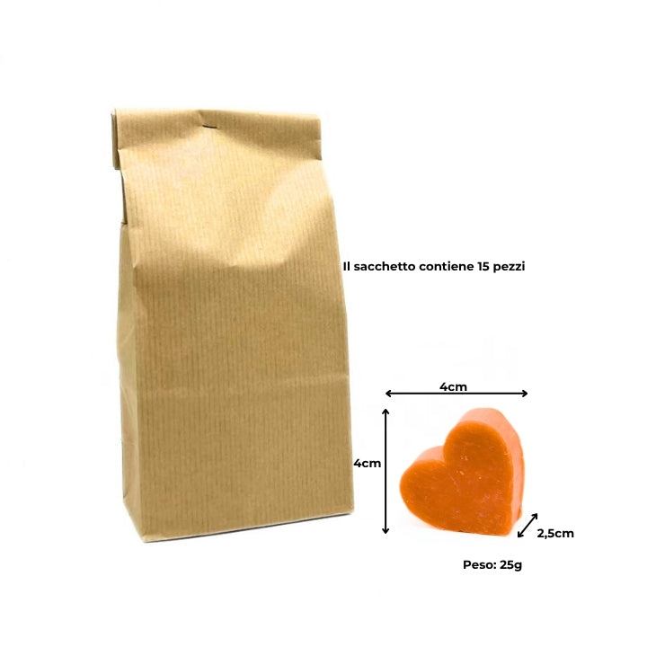 15 SAVONS AU THÉ NOIR ET À LA BERGAMOTE – PETITS FORMES DE PIN ET D'ÉTOILE