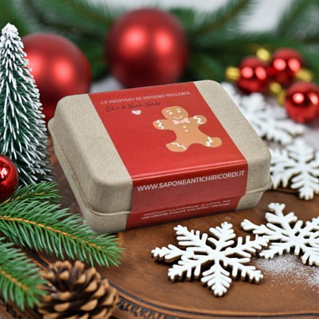 PACK DE SAVONS DE NOËL : BOIS DE SANTAL, MENTHE, MUSC BLANC, ARBRE À THÉ