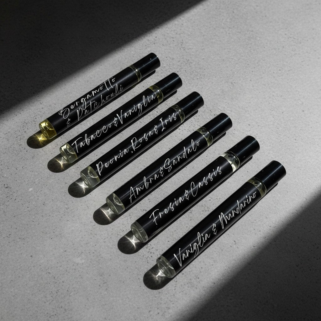 HUILE DE PARFUM ROLL-ON BERGAMOTE ET PATCHOULI - 15 ml