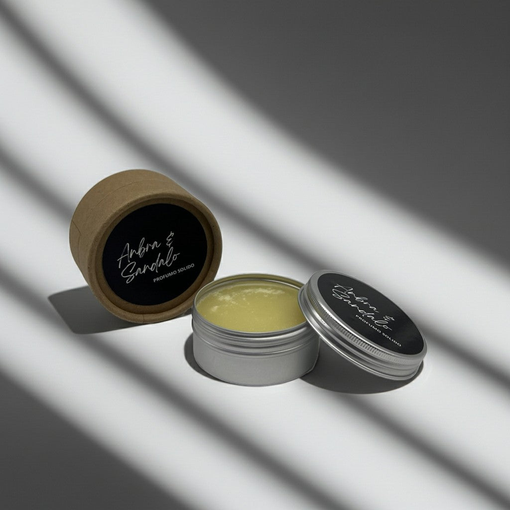 AMBER AND SANDALWOOD SOLID PERFUME - 50ml