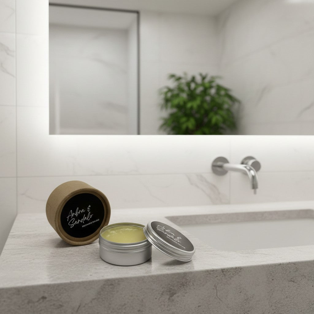 AMBER AND SANDALWOOD SOLID PERFUME - 50ml