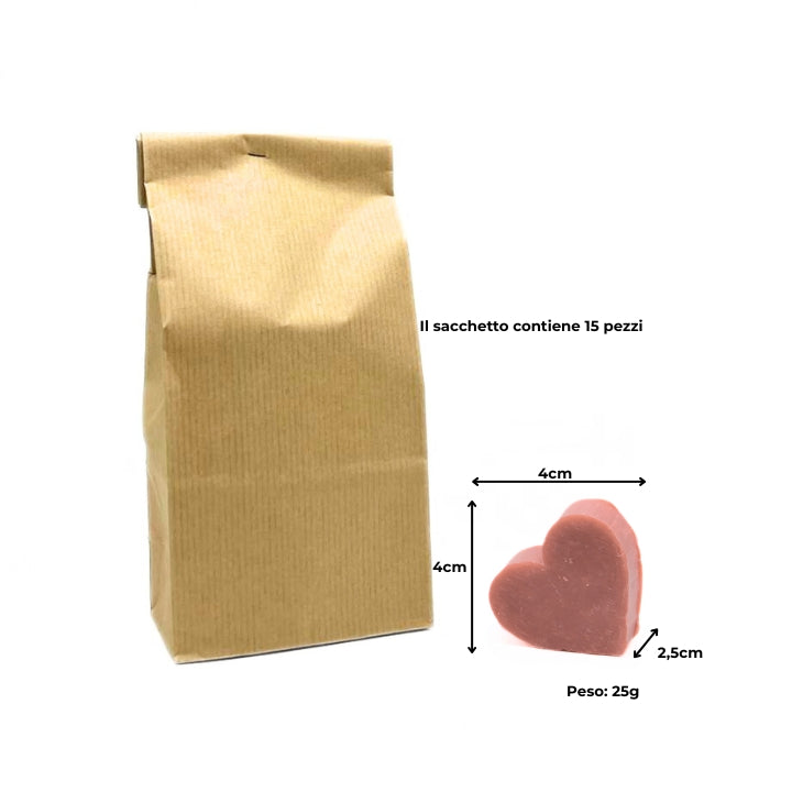 15 SAVONS AU THÉ NOIR ET À LA BERGAMOTE – PETITS FORMES DE PIN ET D'ÉTOILE