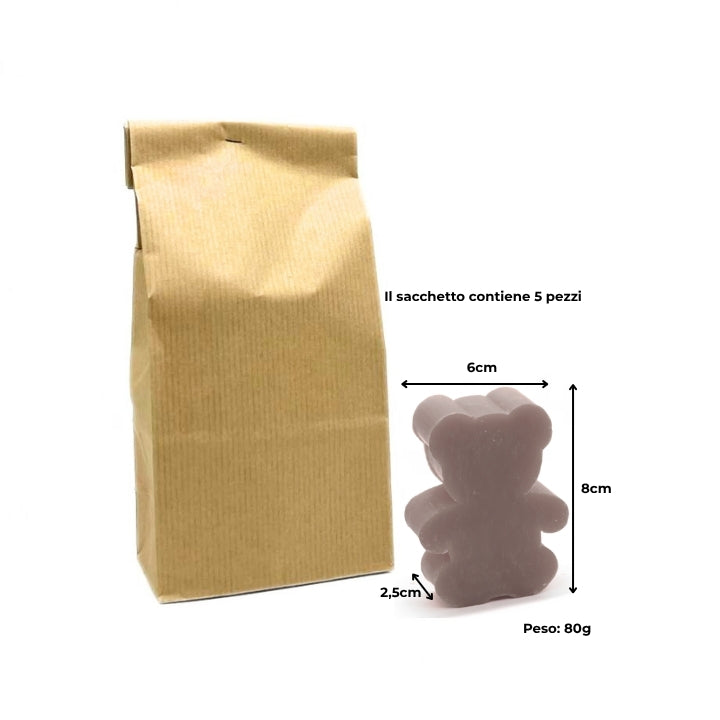 5 FORME DI SAPONE AL FLEUR D'IRIS