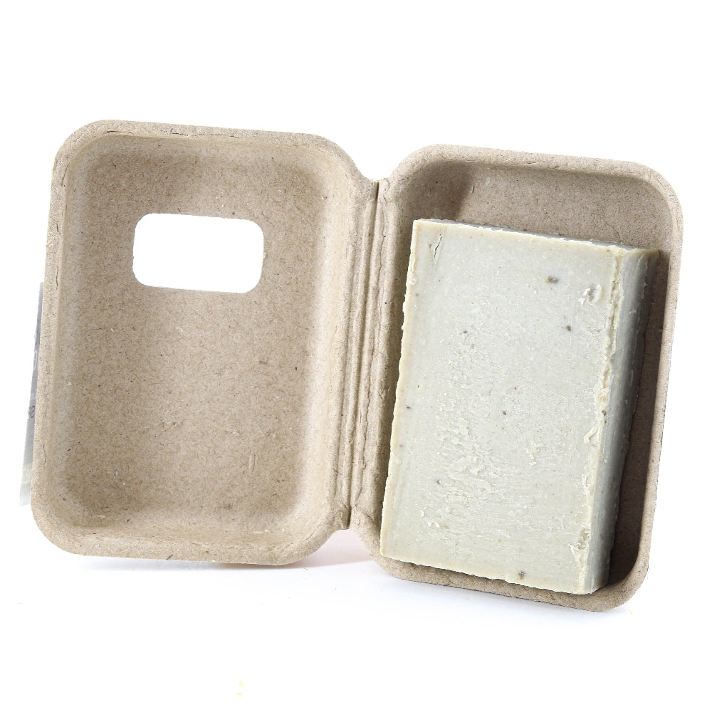 SAPONE ARGILLA PACKAGING IN CARTONE RICICLATO