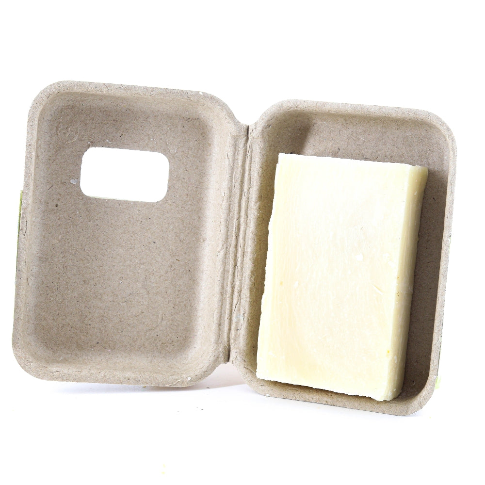 SAPONE DA BARBA AL PINO SILVESTRE PACKAGING IN CARTONE RICICLATO