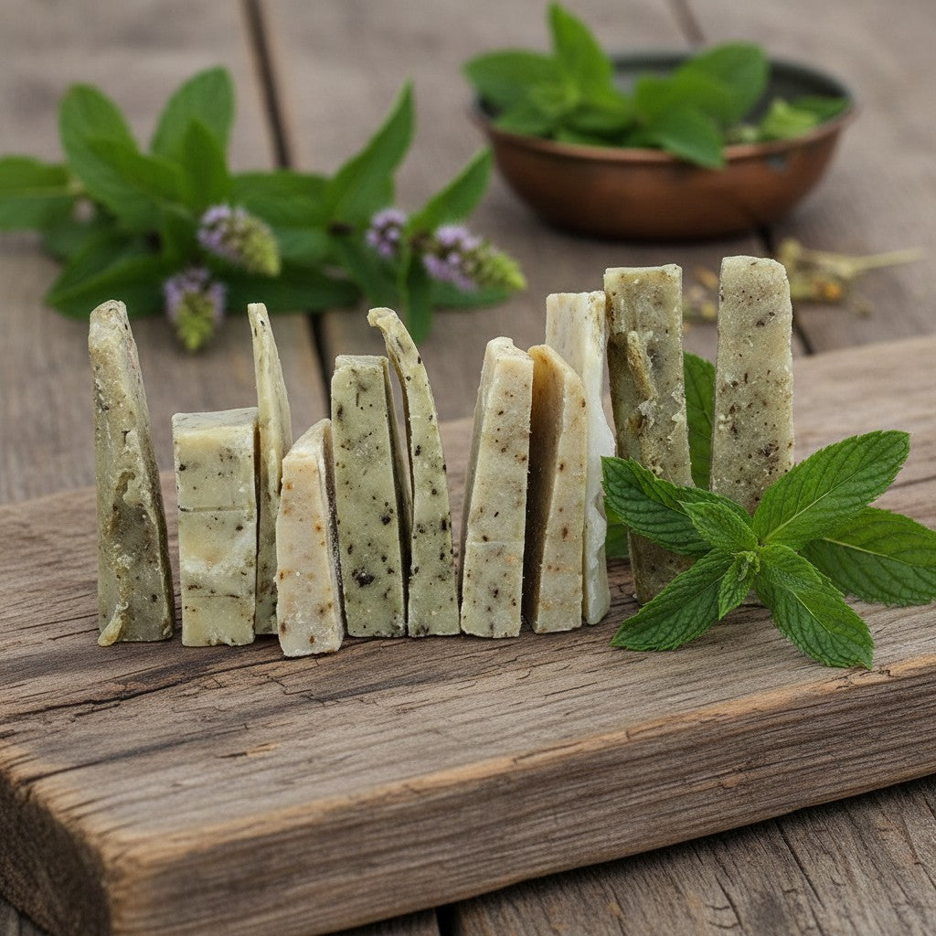 RITAGLI DI SAPONE ALLA MENTA PIPERITA