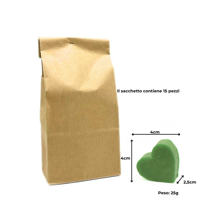 15 SAVONS AU THÉ NOIR ET À LA BERGAMOTE – PETITS FORMES DE PIN ET D'ÉTOILE