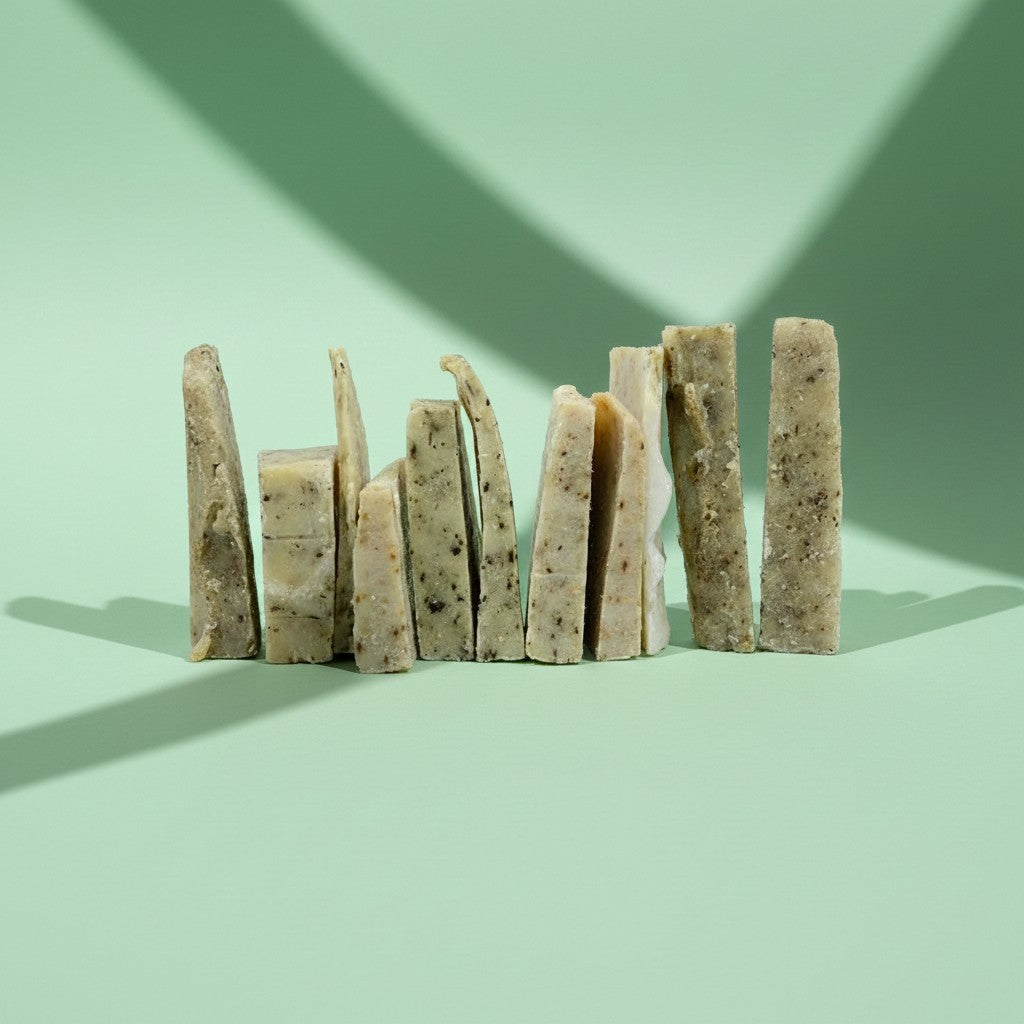 RITAGLI DI SAPONE ALLA MENTA PIPERITA