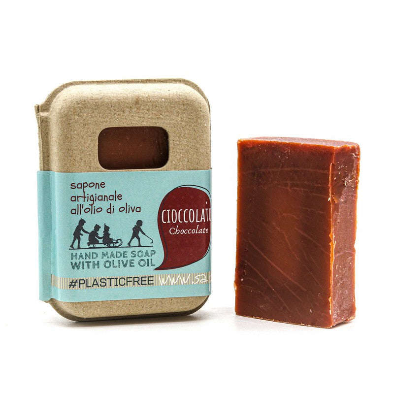 CHOCOLATE SOAP PACKAGING IN RECYCLED CARDBOARD