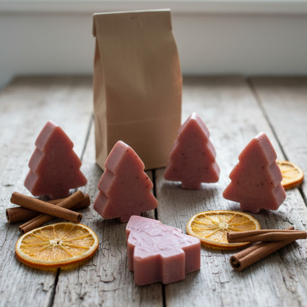 5 FORME DI SAPONE ALL' ARANCIA E CANNELLA