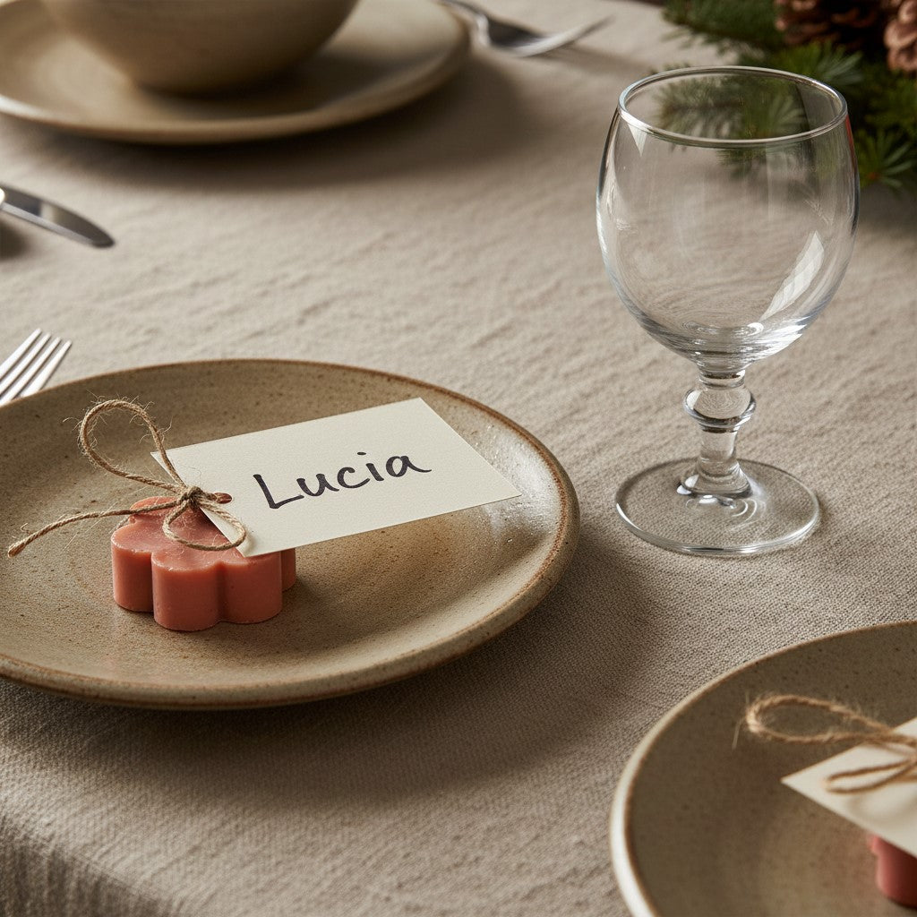 15 SAVONS AU THÉ NOIR ET À LA BERGAMOTE – PETITS FORMES DE PIN ET D'ÉTOILE