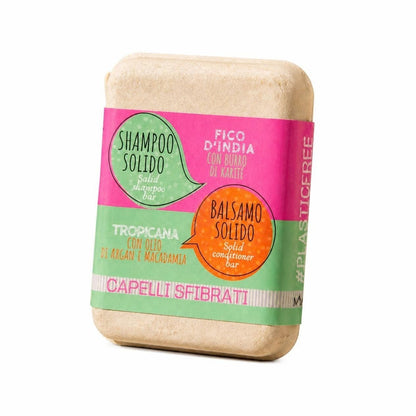 PACK COMBO SHAMPOING ET APRÈS-SHAMPOING SOLIDES POUR CHEVEUX ABÎMÉS