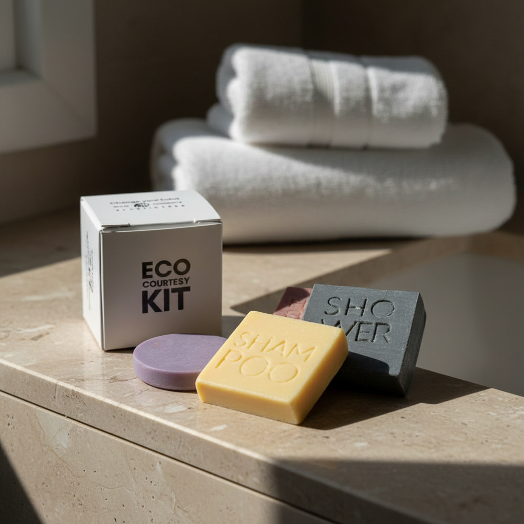 ECOKIT 4 PEZZI PER HOTEL & STRUTTURE RICETTIVE - 100 PZ