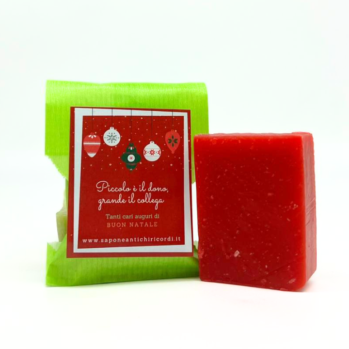 SAC CADEAU AVEC SAVON PARFUMÉ ASSORTI