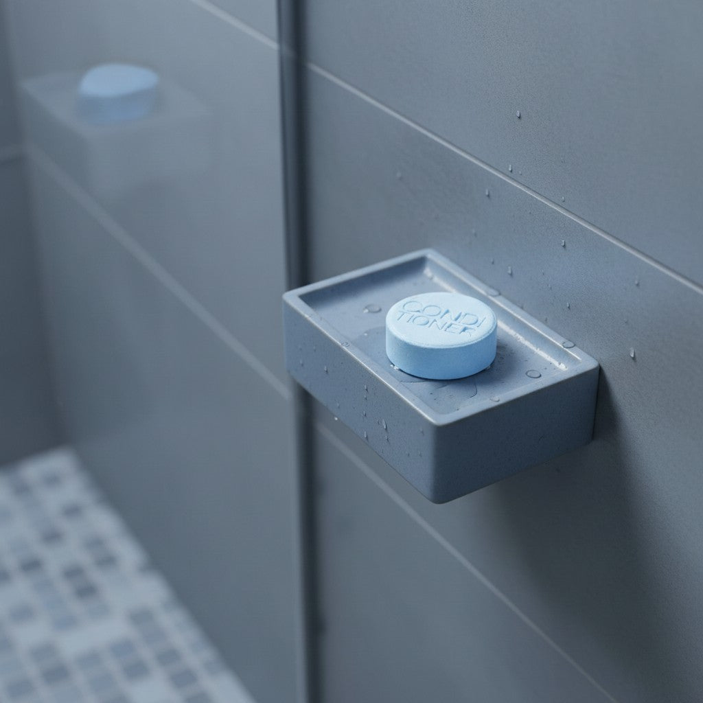 APRÈS-SHAMPOING SOLIDE POUR LAVAGES FRÉQUENTS AU TALC Gli Sfuselli® ZÉRO DÉCHET