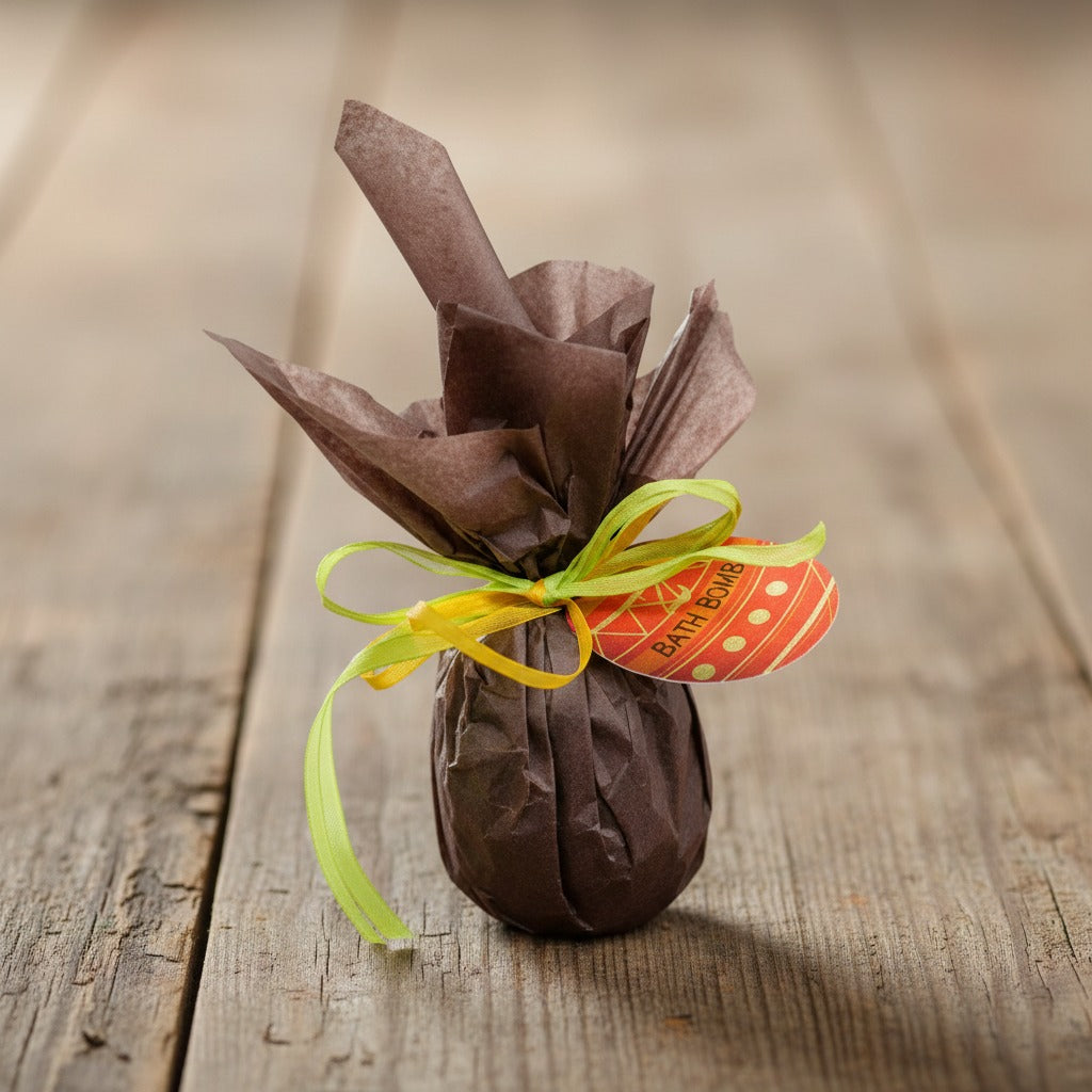 CONFEZIONE CON 2 BOMBE DA BAGNO A FORMA DI UOVA DA 90 g. CAD - FRAGRANZE ASSORTITE