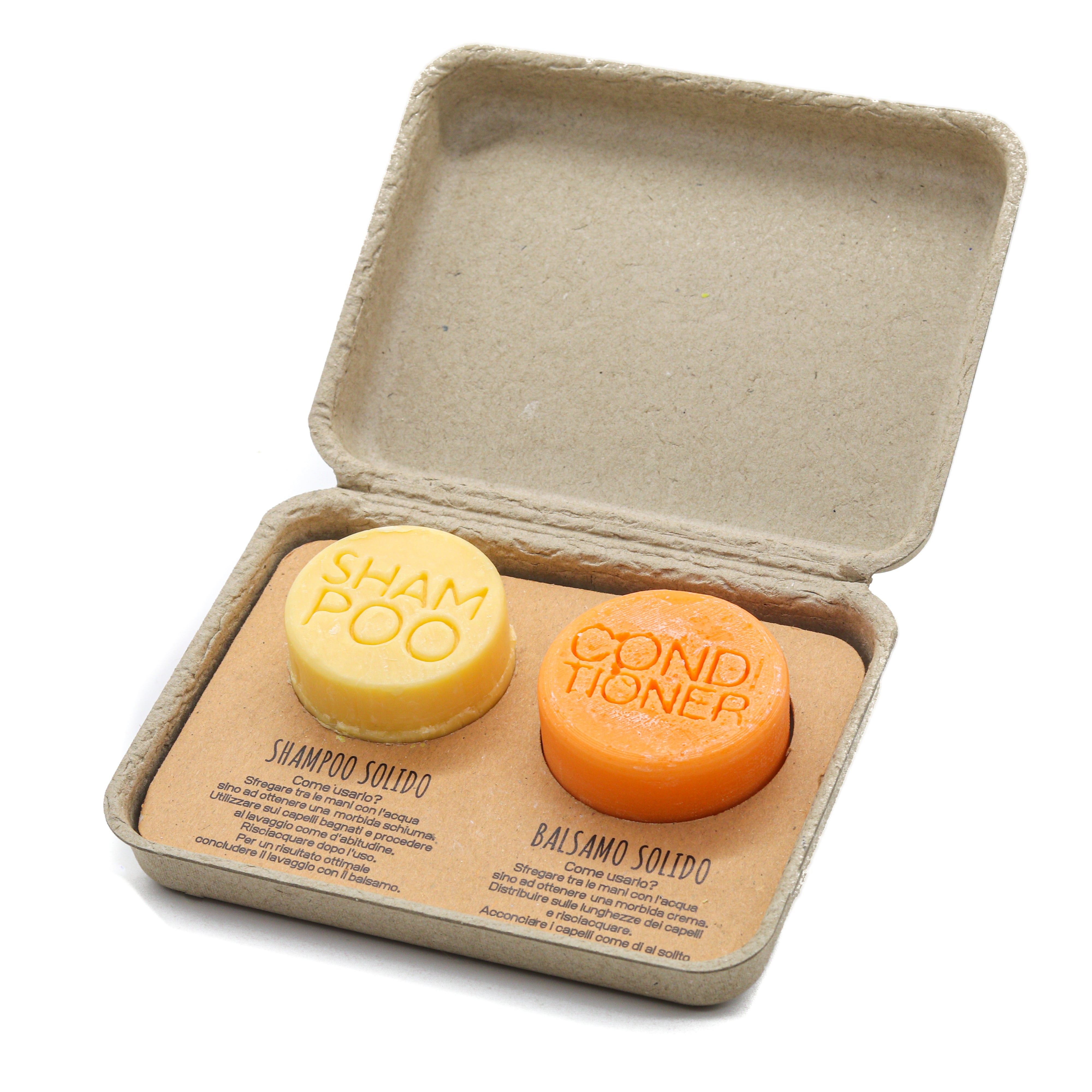 CONFEZIONE REGALO SAN VALENTINO – RICCI NATURALI | SHAMPOO E BALSAMO SOLIDO