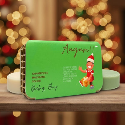 CHRISTMAS PACK FOR BABY: SOLID BABY SHAMPOO WHITE MUSK + SOLID BABY CONDITIONER WATERMELON &amp; CUCUMBER