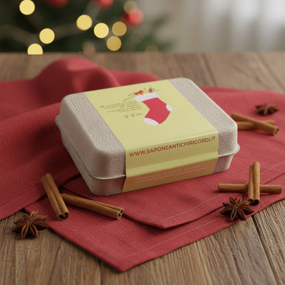 CHRISTMAS SOAP PACK: MELISSA, VANILLA, TALC, WHITE MUSK