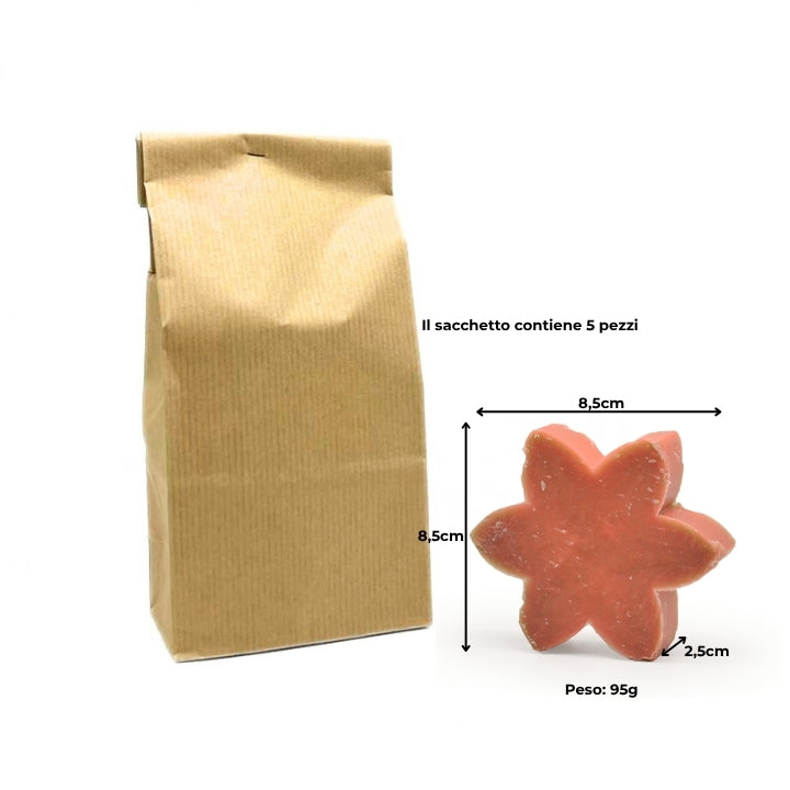 5 BLACK ORCHID SOAPS – LARGE PINE AND TEDDY BEAR SHAPES