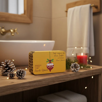 CHRISTMAS PACKAGE PRICKLY PEAR SOLID SHAMPOO FOR DAMAGED HAIR + TROPICANA SOLID CONDITIONER FOR DAMAGED HAIR