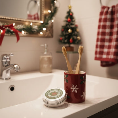 CHRISTMAS PACK: PEPPERMINT TOOTHPASTE TRAVEL SIZE - 30ML