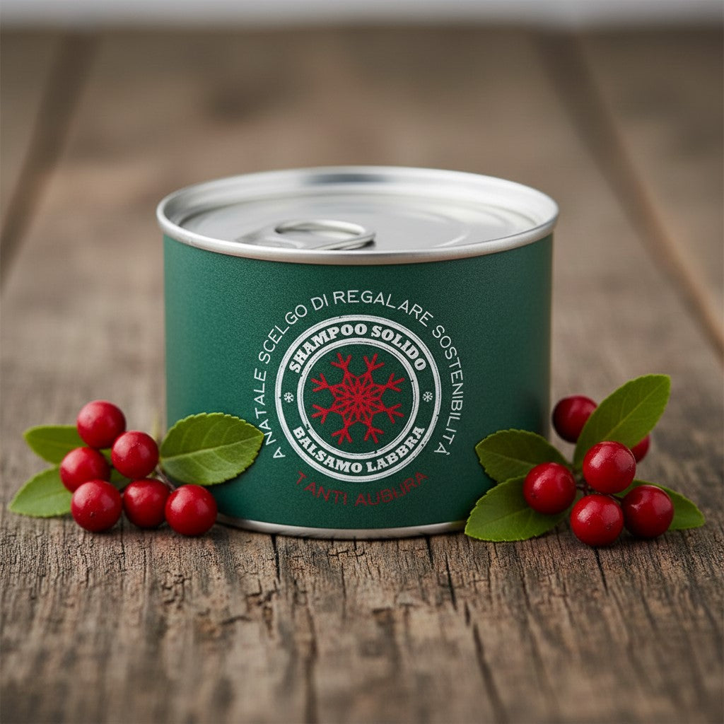 Coffret cadeau - Shampoing solide et baume à lèvres