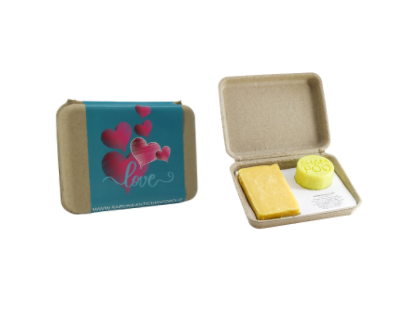 VALENTINE'S DAY GIFT SET: "MAN" SOLID SHAMPOO + ARTISAN SOAP - SANDALWOOD