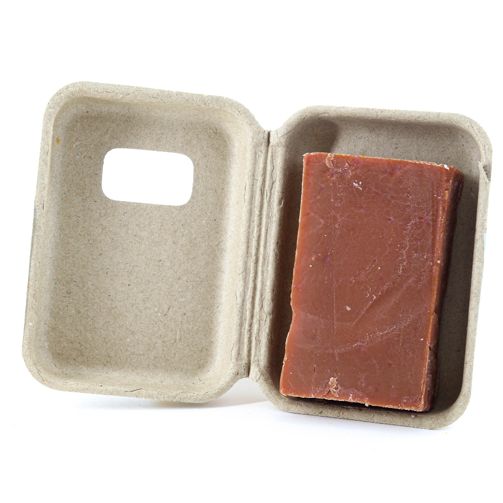 CHOCOLATE SOAP PACKAGING IN RECYCLED CARDBOARD