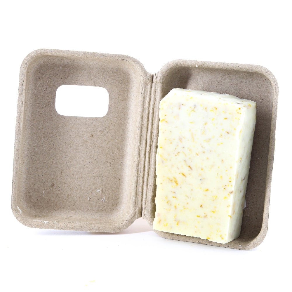 SAPONE CALENDULA PACKAGING IN CARTONE RICICLATO