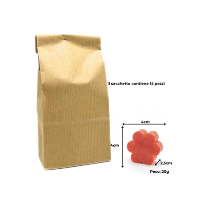 15 FORME DI SAPONE ROSA ROSSA