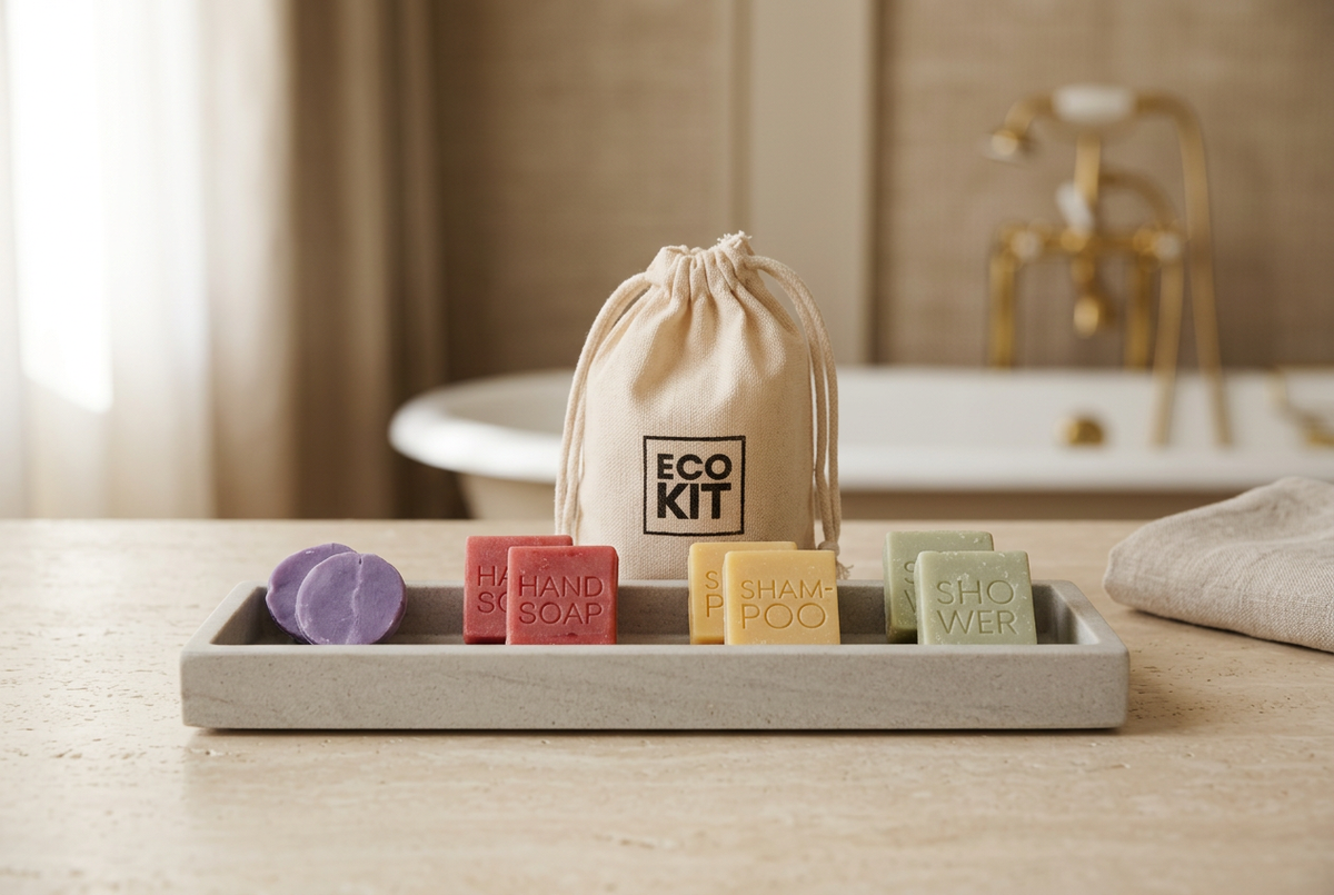 Prodotti Eco Kit in una nuova ambientazione hotel