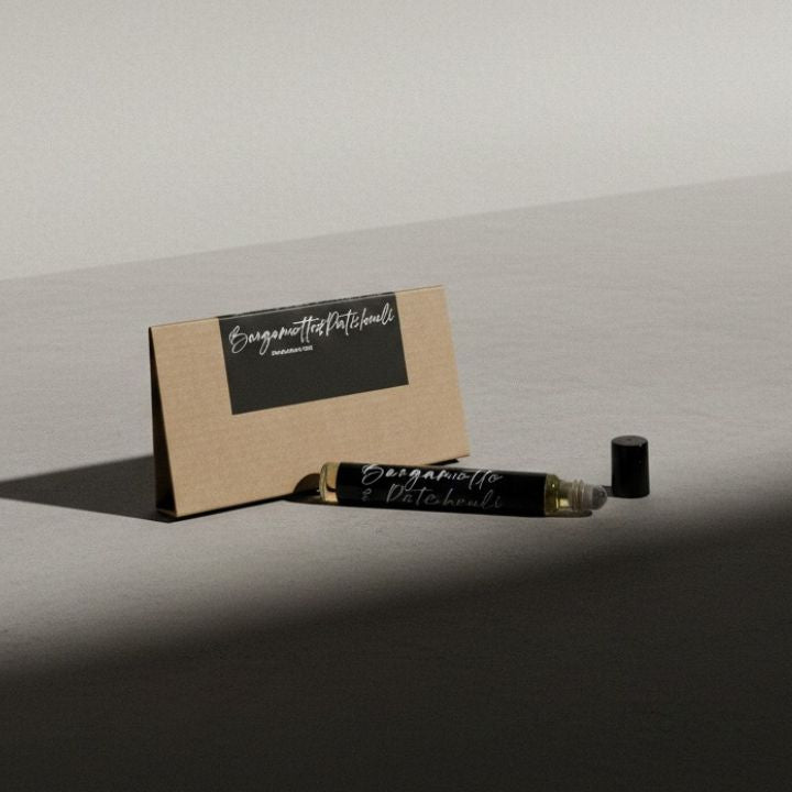 HUILE DE PARFUM ROLL-ON BERGAMOTE ET PATCHOULI - 15 ml