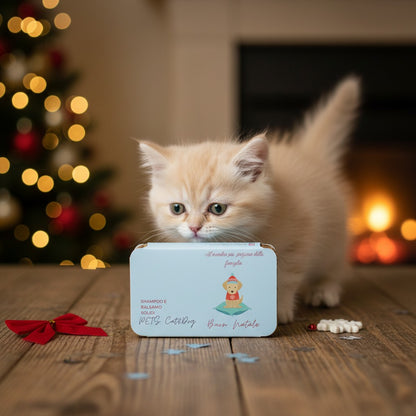 PETS CHRISTMAS PACKAGE: SOLID SHAMPOO FOR CAT&amp;DOG WITH RED ROSE + SOLID CONDITIONER FOR CAT&amp;DOG WITH SCOTCH PINE