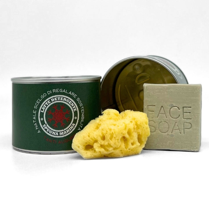 Coffret cadeau - Lait nettoyant et éponge de mer