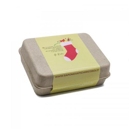 CHRISTMAS SOAP PACK: MELISSA, VANILLA, TALC, WHITE MUSK