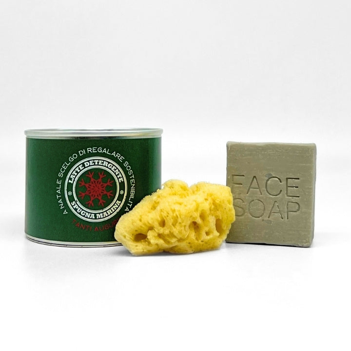 Coffret cadeau - Lait nettoyant et éponge de mer